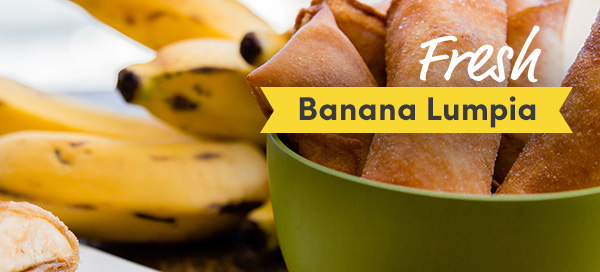 Fresh Banana Lumpia