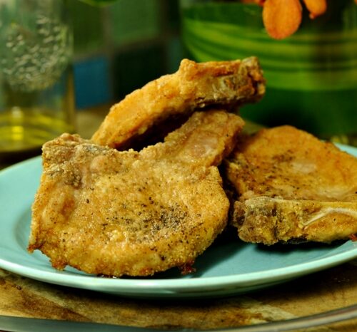 Golden Fried Pork Chops · The Crafty Boomer