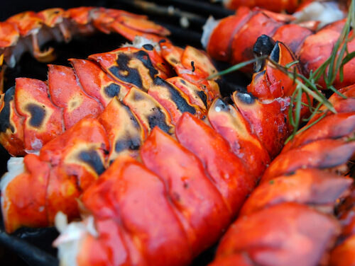 Grilled Lobster Tail - Amanda's Cookin' - Fish & Seafood