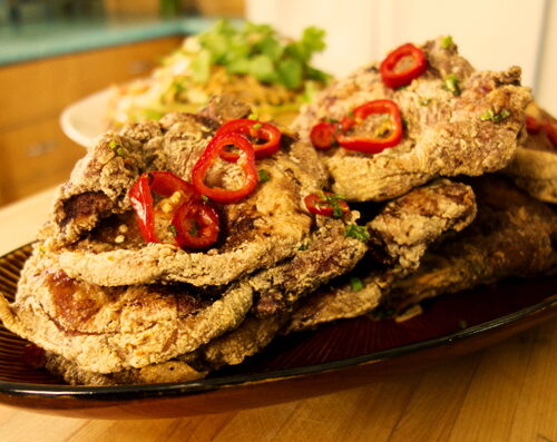 Salt and Pepper Pork Chops - Self Proclaimed Foodie